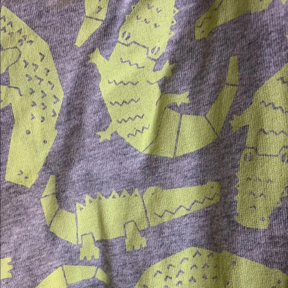 Baby Gap Gray and green toddlers Crocodile Print Bottoms size 2 years